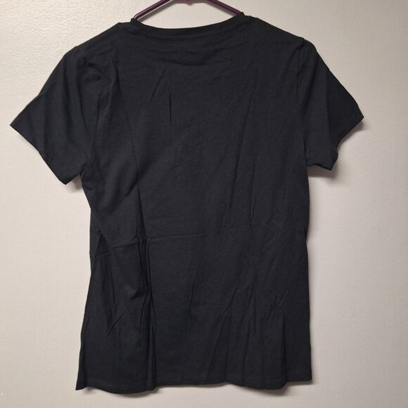 Drink Up Witches Tee Shirt V Neck Halloween Womens Small Wine Party Costume - Picture 2 of 6